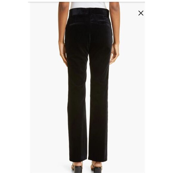 NWT Frame Sheen Noir Mini Boot Velvet Trousers Size 2 - Picture 4 of 13